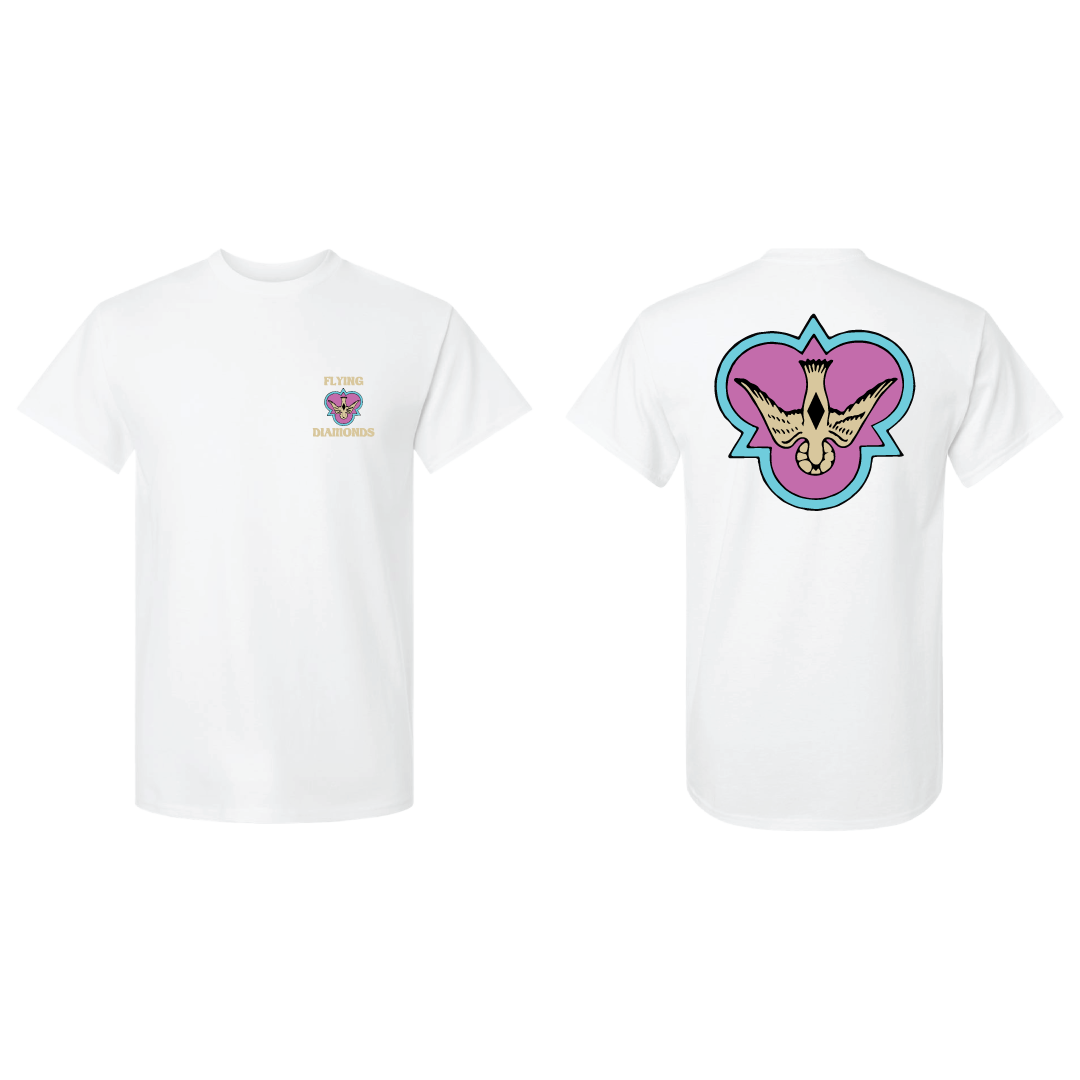 Tshirt White 60's Logo