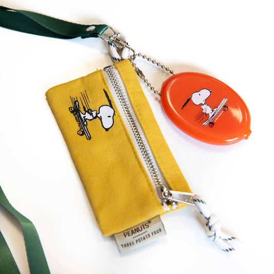 3P4 x Peanuts® - Snoopy Skateboard Coin Pouch Three Potato Four