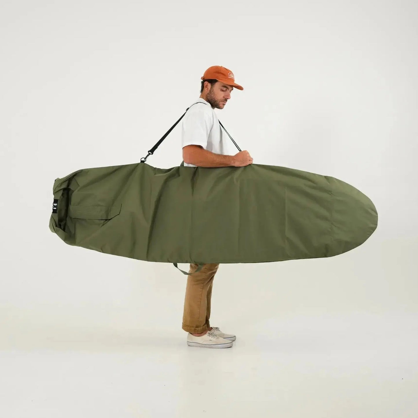 FARO Canvas Surfboard Bag (olive color) Faro Board Bags