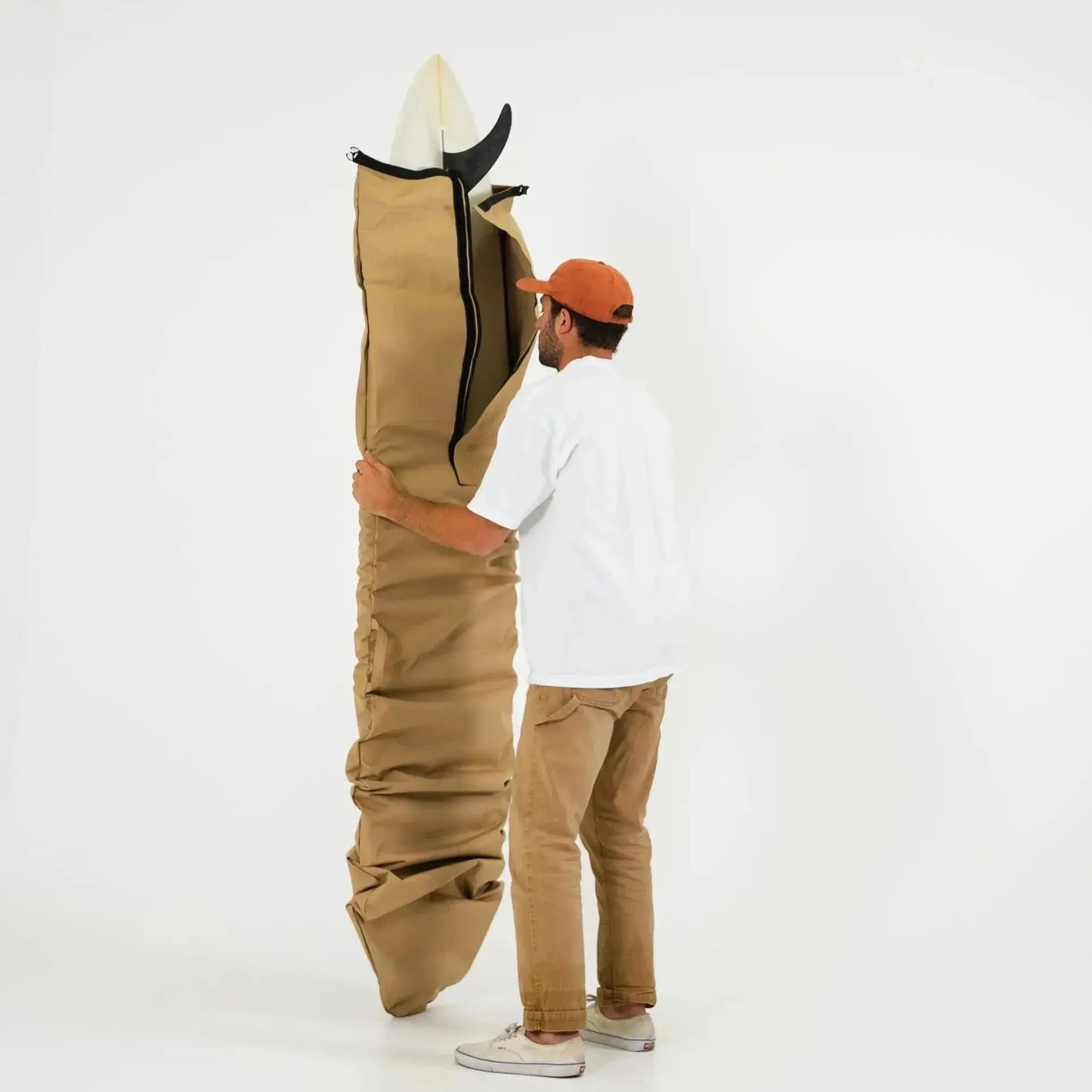 FARO Canvas Surfboard Bag (tan color) Faro Board Bags