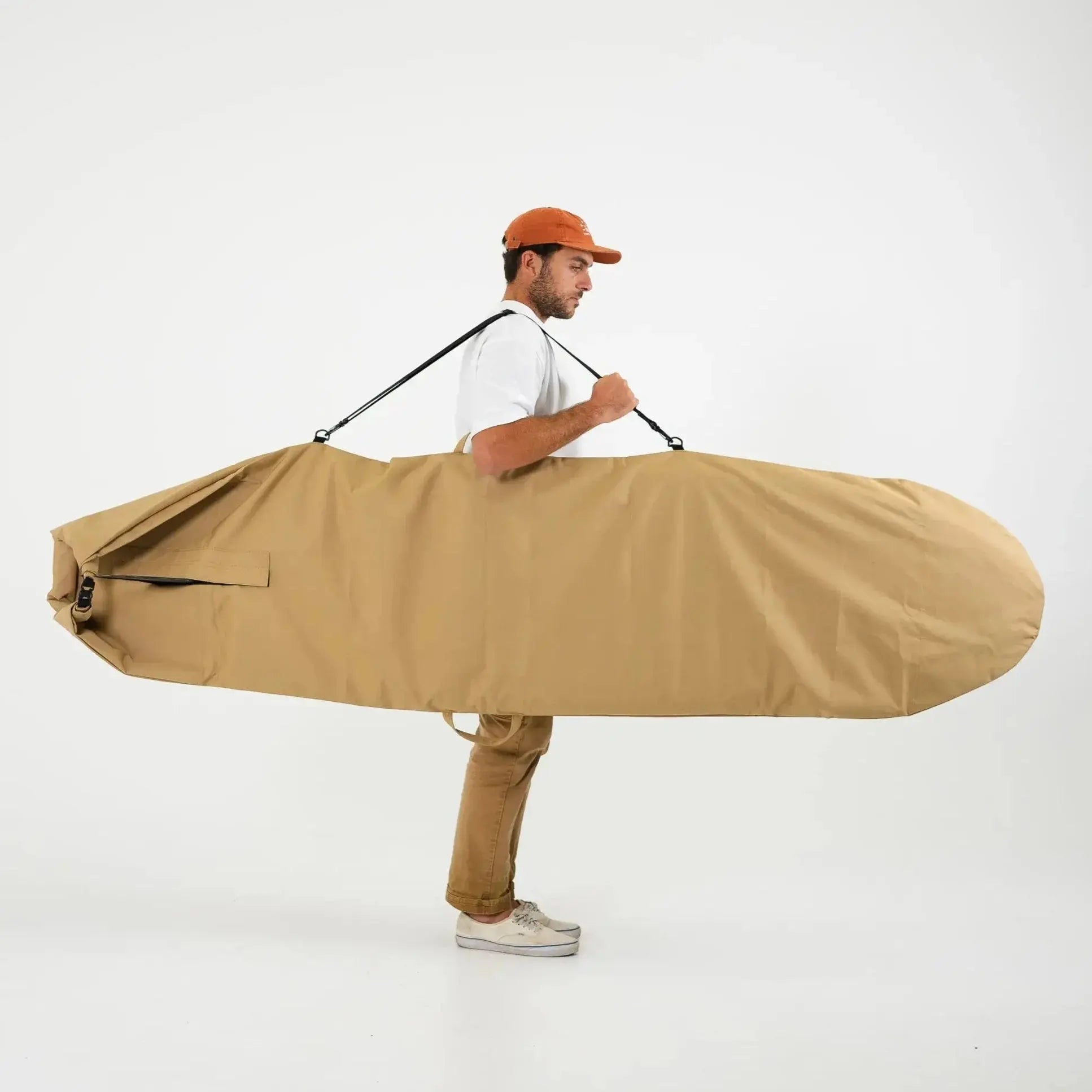 FARO Canvas Surfboard Bag (tan color) Faro Board Bags