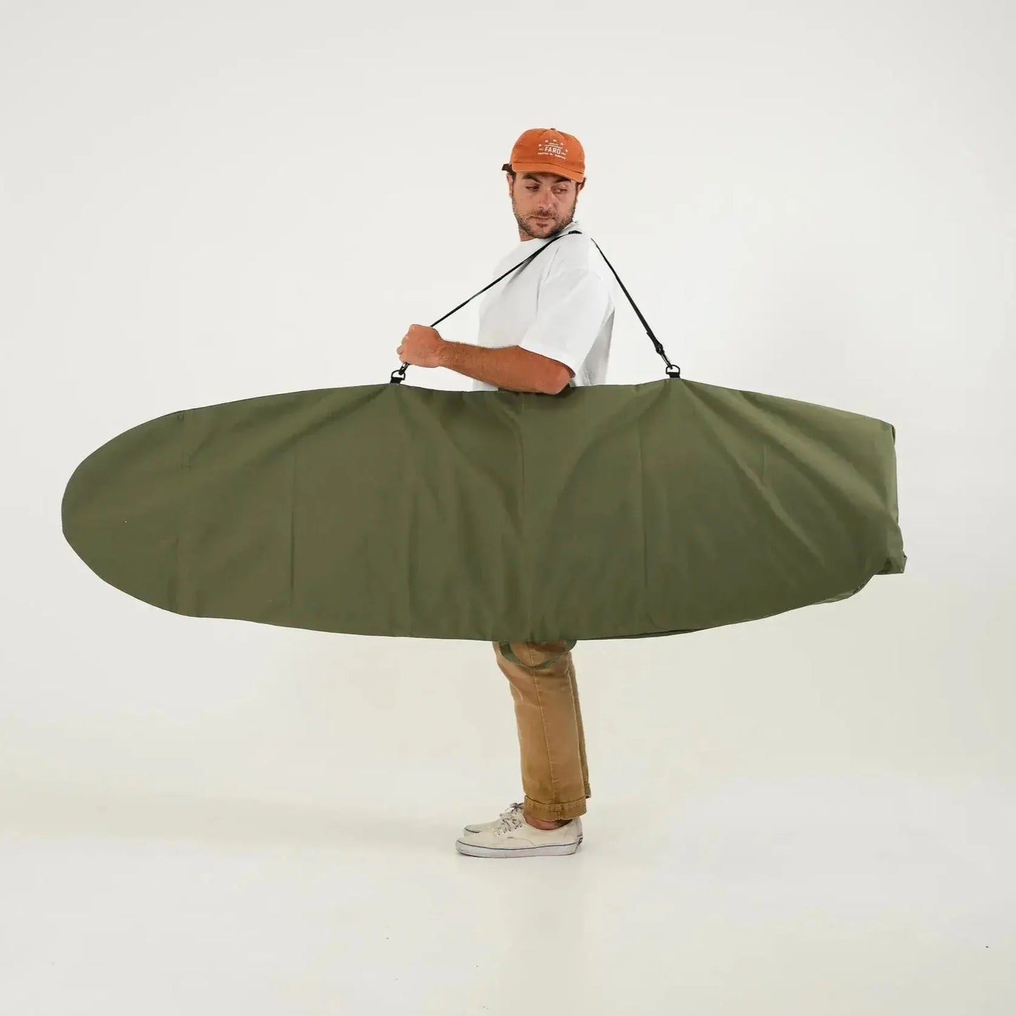 FARO Canvas Surfboard Bag (olive color) Faro Board Bags