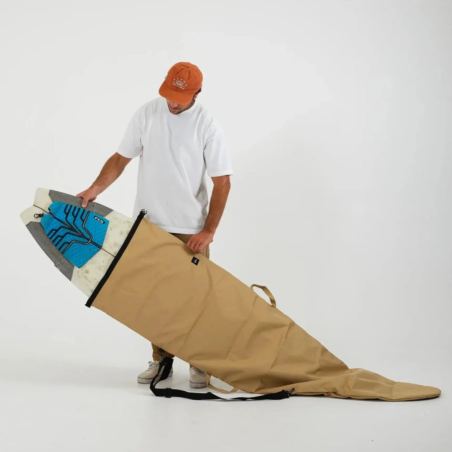 FARO Canvas Surfboard Bag (tan color) Faro Board Bags