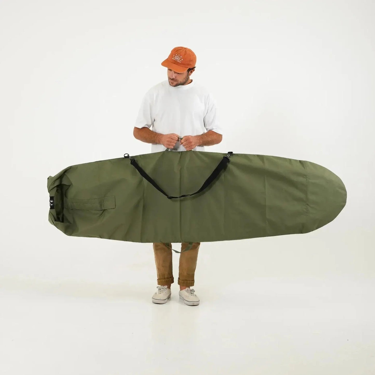 FARO Canvas Surfboard Bag (olive color) Faro Board Bags