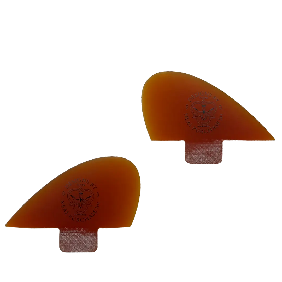 NPJ Duozer Side Fin - FCS Single Tab Flying Diamonds of California