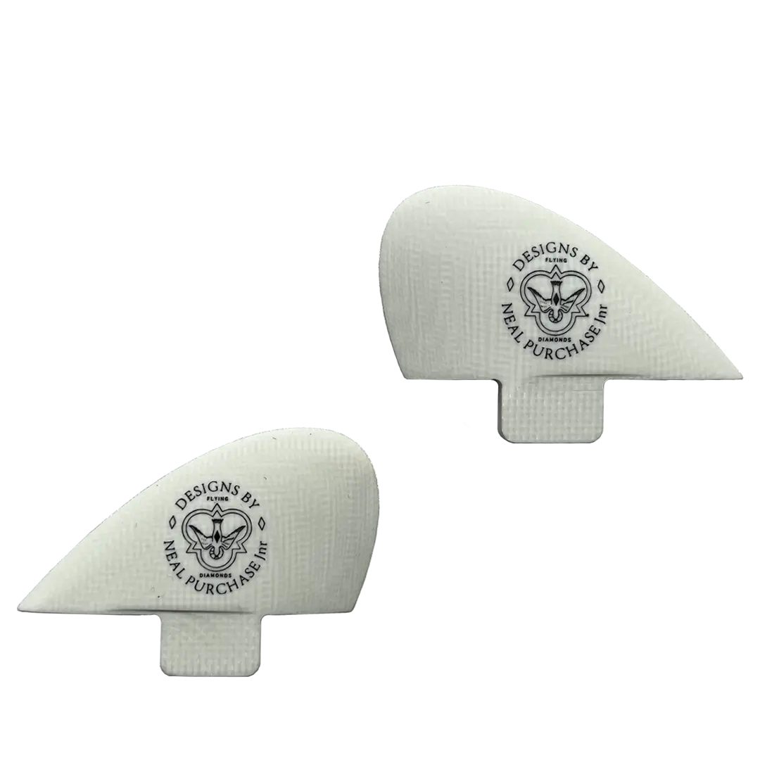 NPJ Duozer Side Fin - FCS Single Tab Flying Diamonds of California