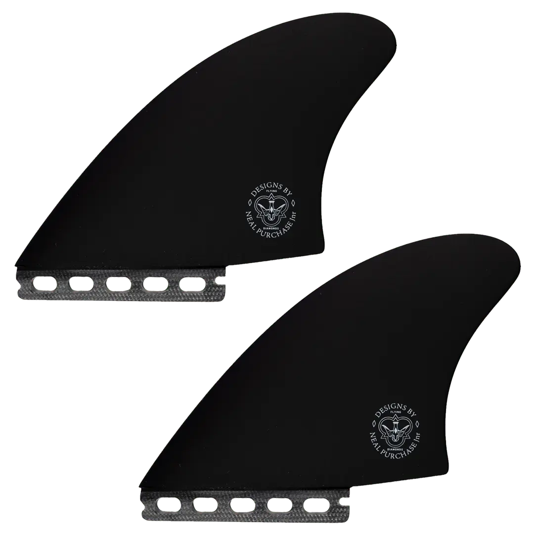 NPJ Keel Fin Twin Set Flying Diamonds of California