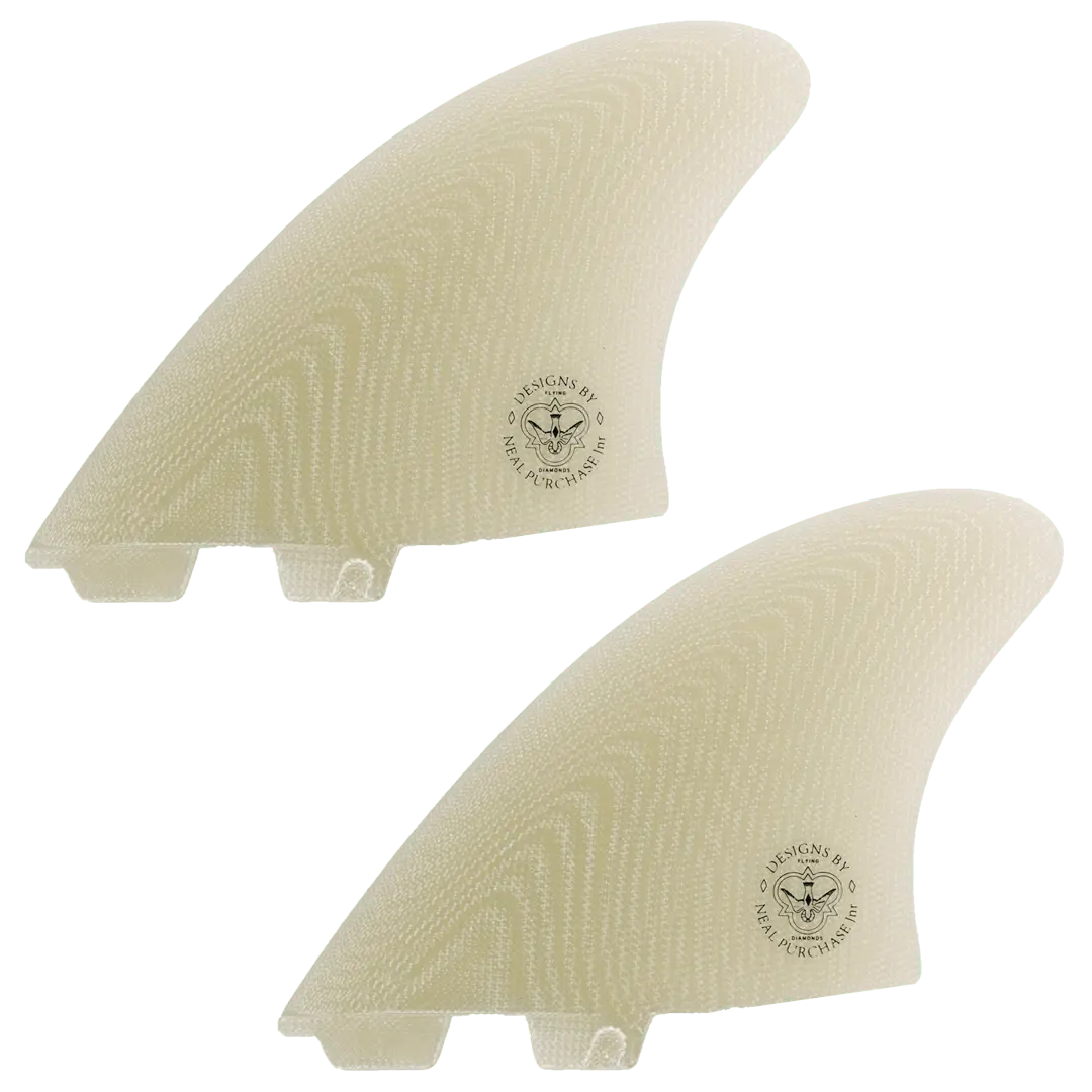 NPJ Keel Fin Twin Set Flying Diamonds of California