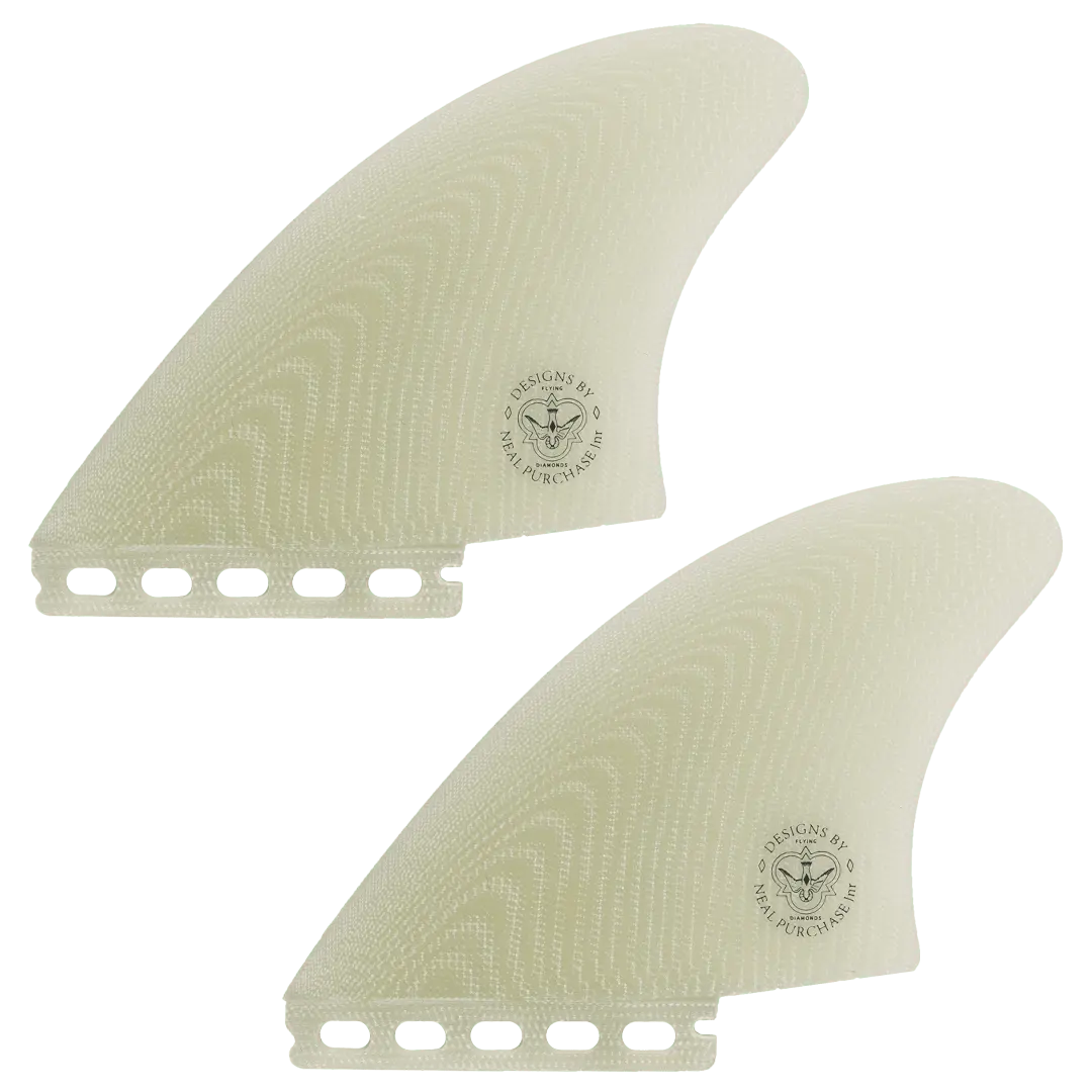 NPJ Keel Fin Twin Set Flying Diamonds of California