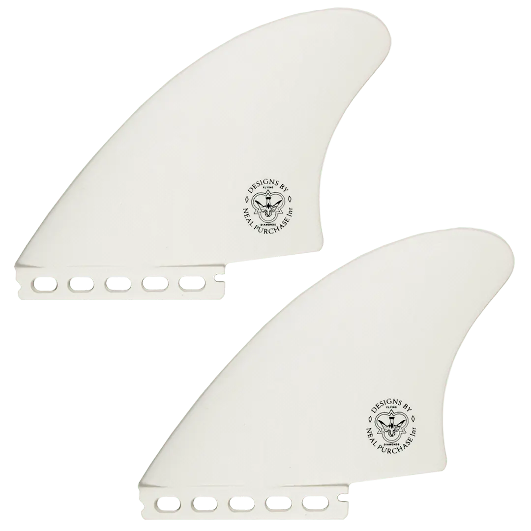 NPJ Keel Fin Twin Set Flying Diamonds of California