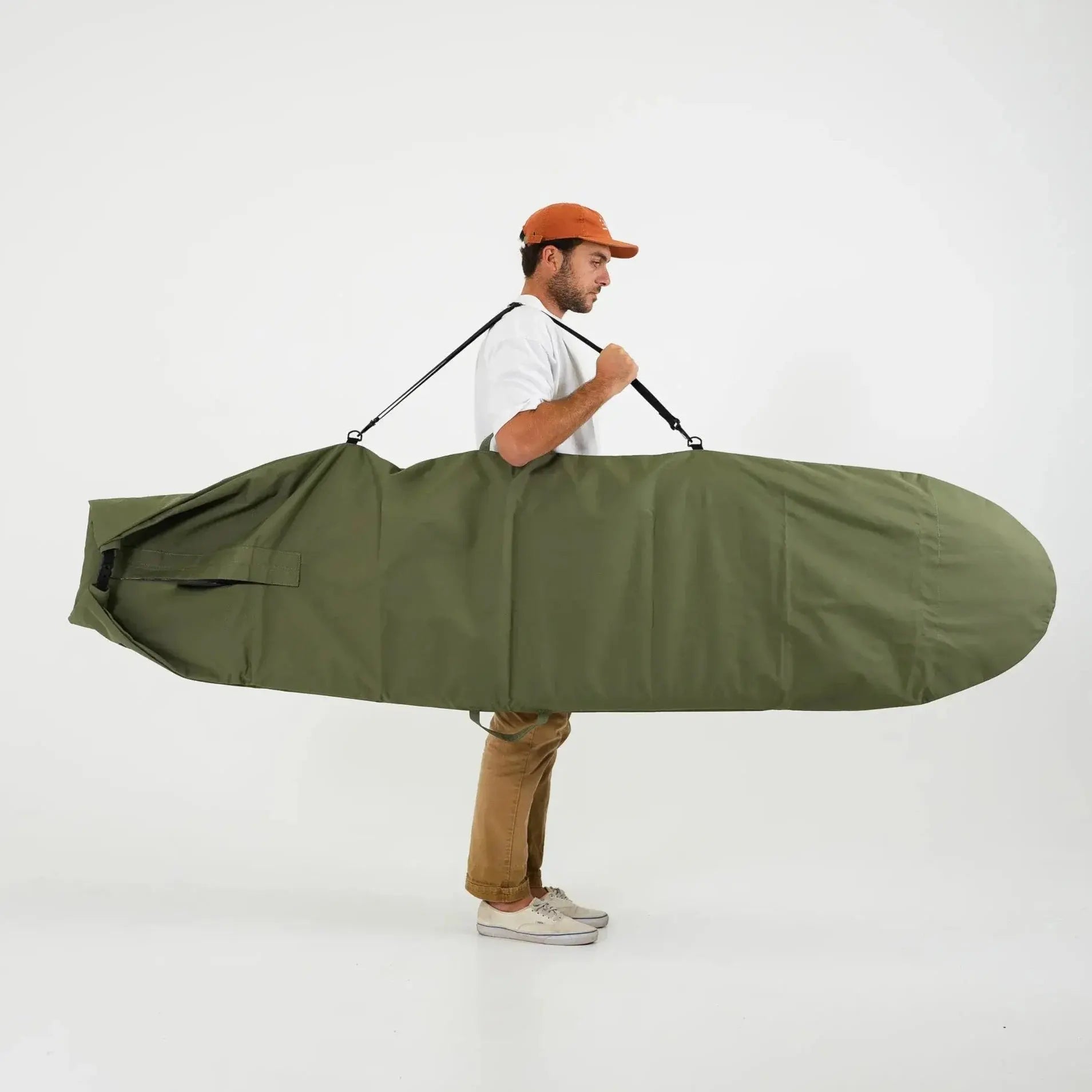 FARO Canvas Surfboard Bag (olive color) Faro Board Bags