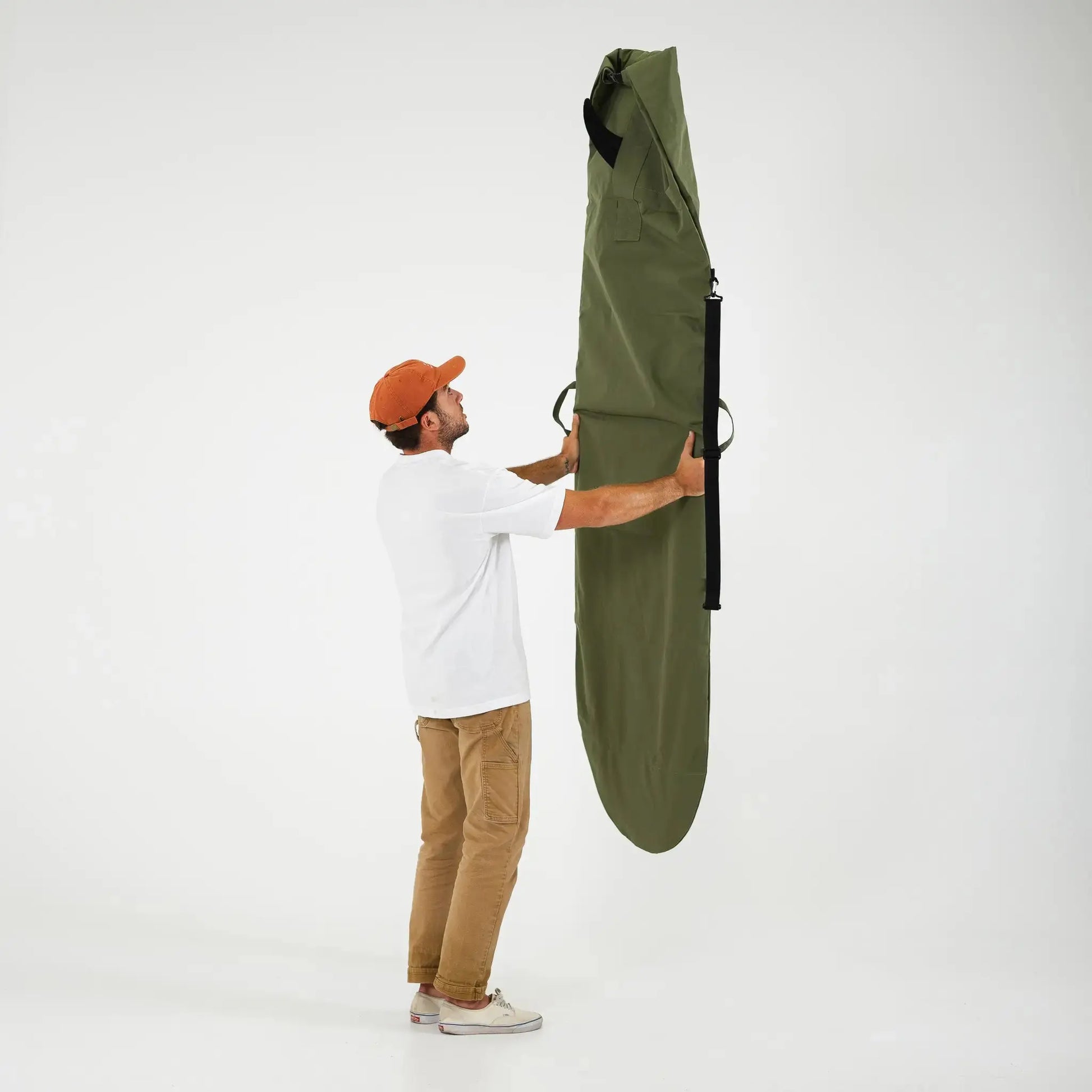FARO Canvas Surfboard Bag (olive color) Faro Board Bags