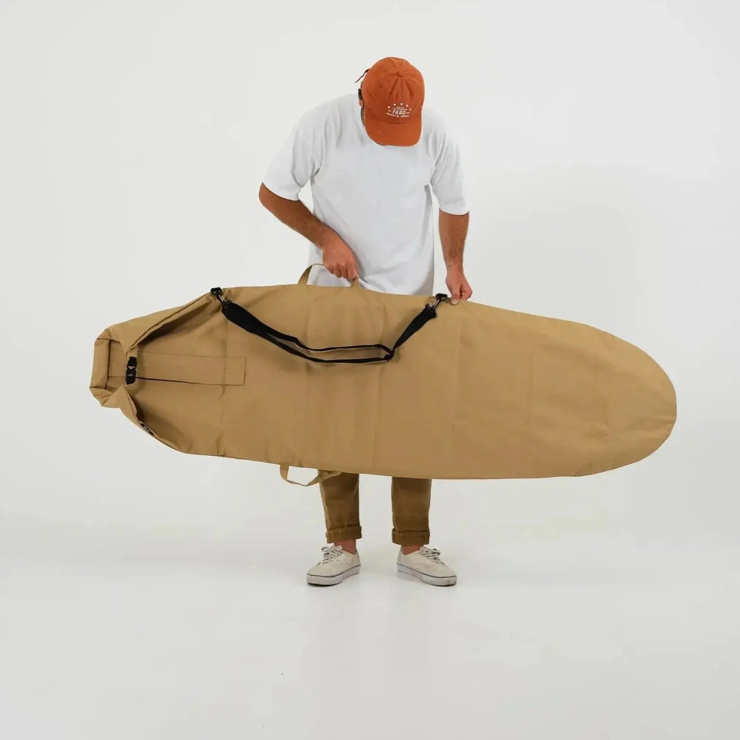 FARO Canvas Surfboard Bag (tan color) Faro Board Bags