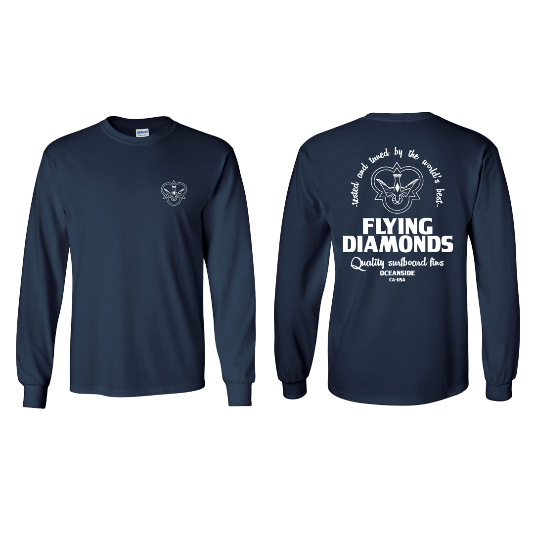 Tshirt - Tested & Tuned - Navy - Long Sleeve