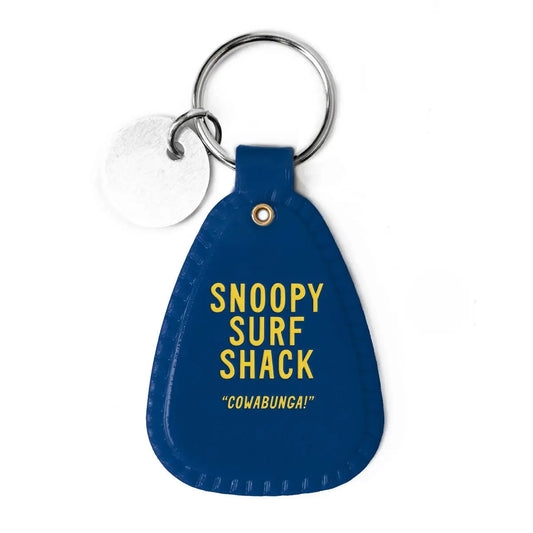 3P4 x Peanuts® - Snoopy Surf Saddle Keychain (Blue) Three Potato Four