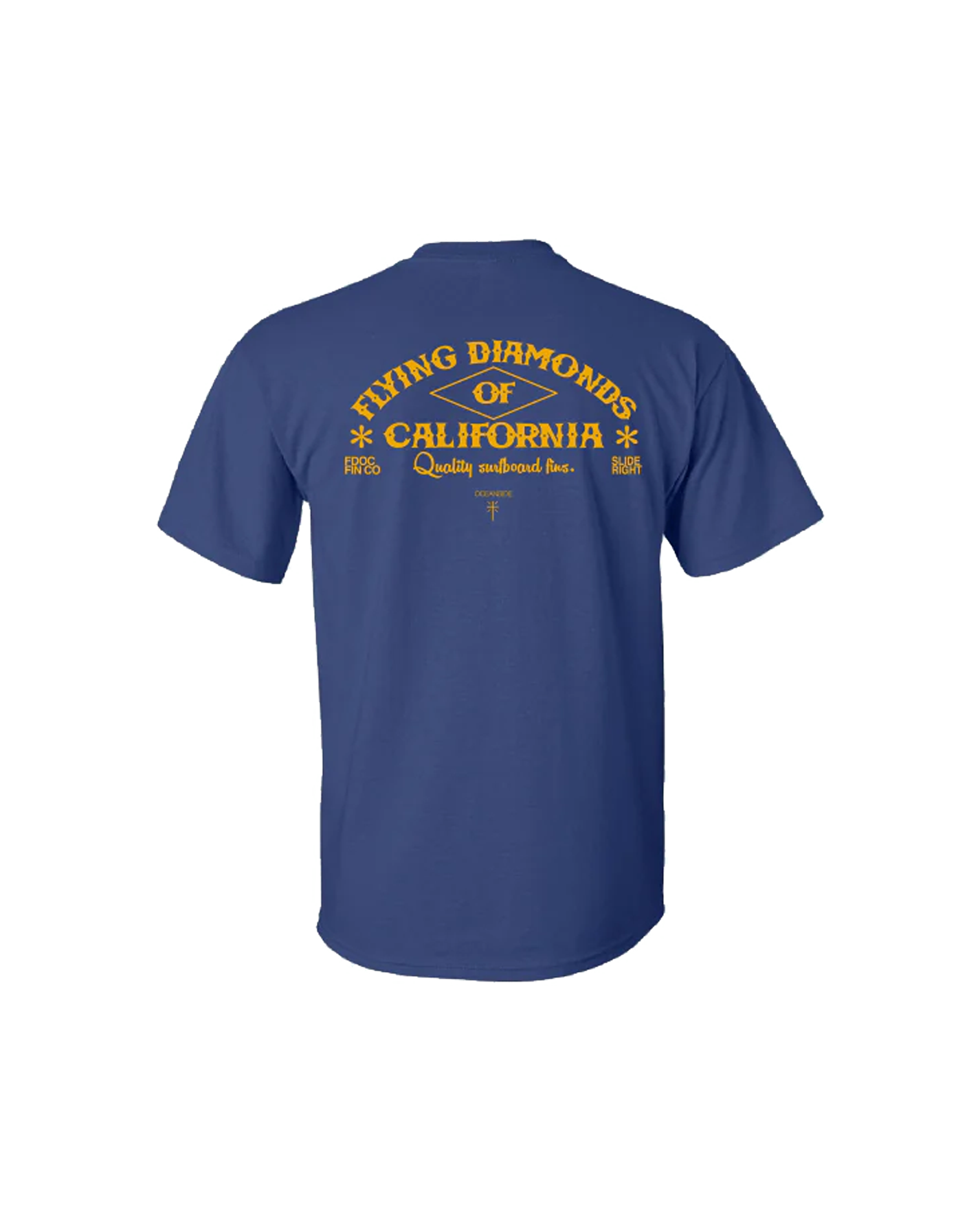 Tshirt - Navy/Orange Flying Diamonds