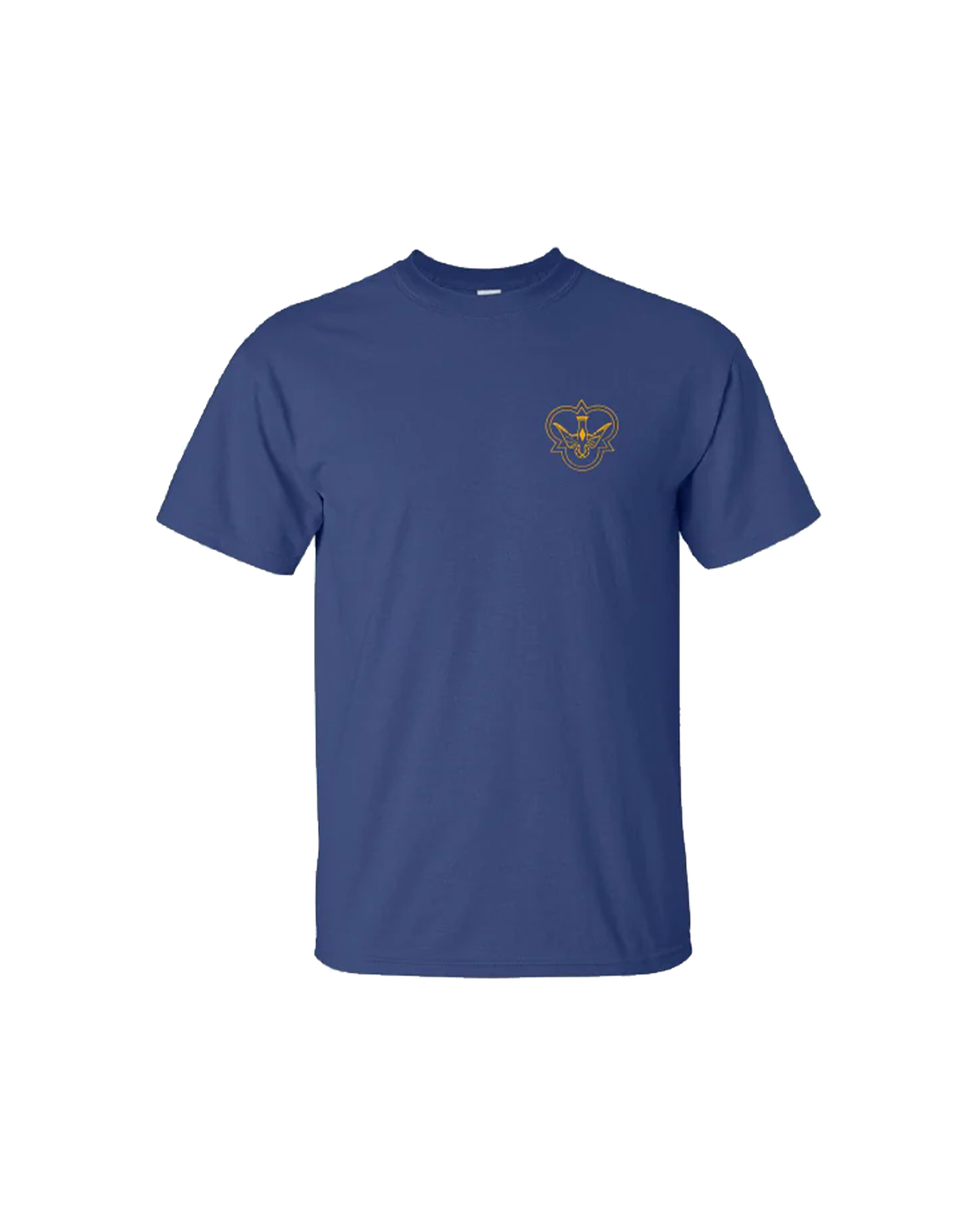 Tshirt - Navy/Orange Flying Diamonds