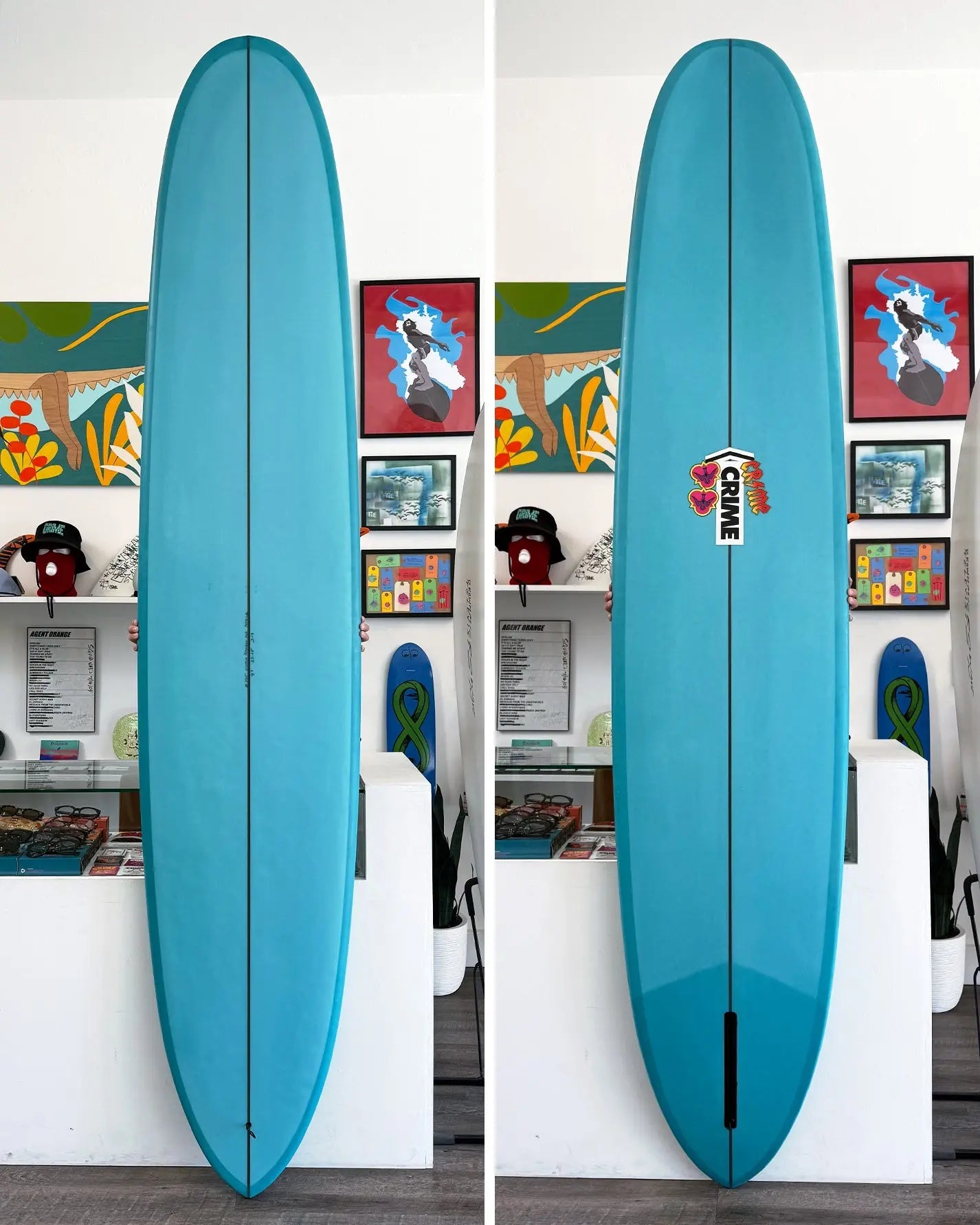 9'9" Paragon - Aqua Blue - CJ Nelson Used Personal CJ Nelson Customs