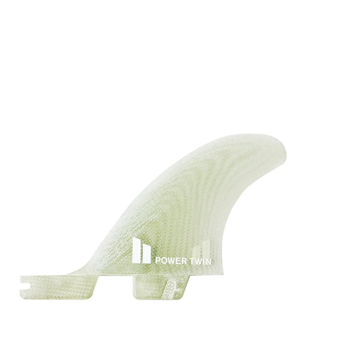 FCS II Power Twin + 1 Fin Clear Center Fin FCS