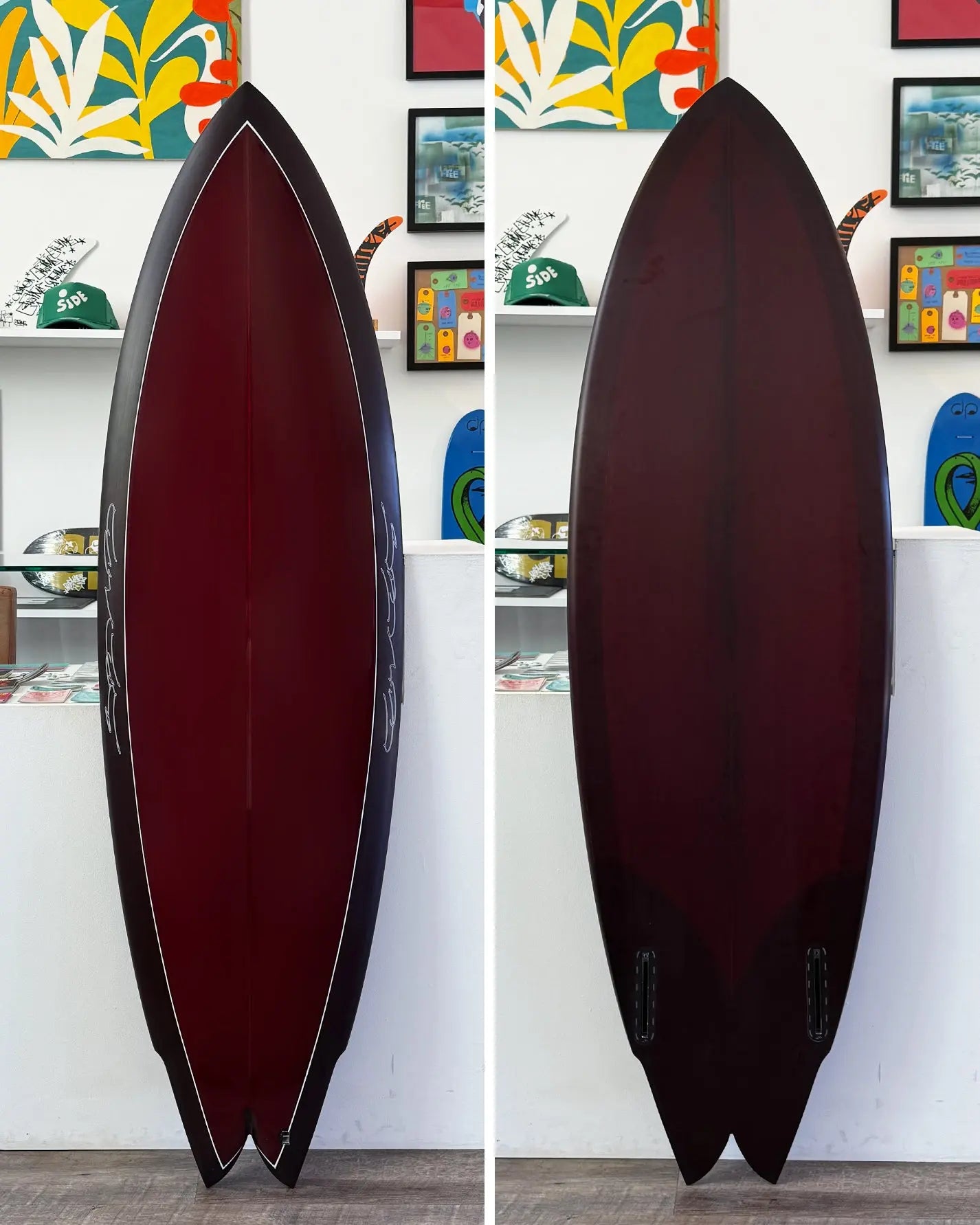 Micah Beutz Surfboards at Freeman Street Surf Shop in Oceanside, CA