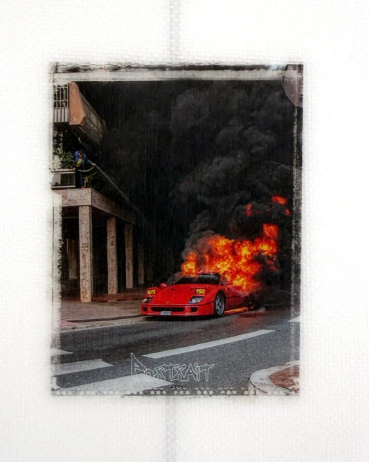 5'6" Mach 5 - Maroon / White Portrait