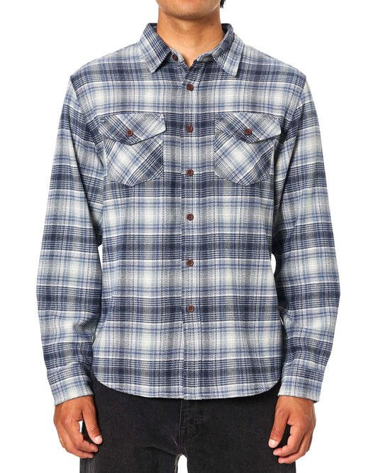 Sierra Flannel - Washed Blue Katin