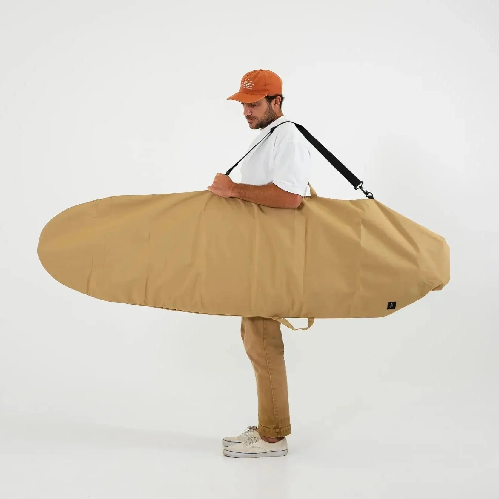 FARO Canvas Surfboard Bag (tan color) Faro Board Bags