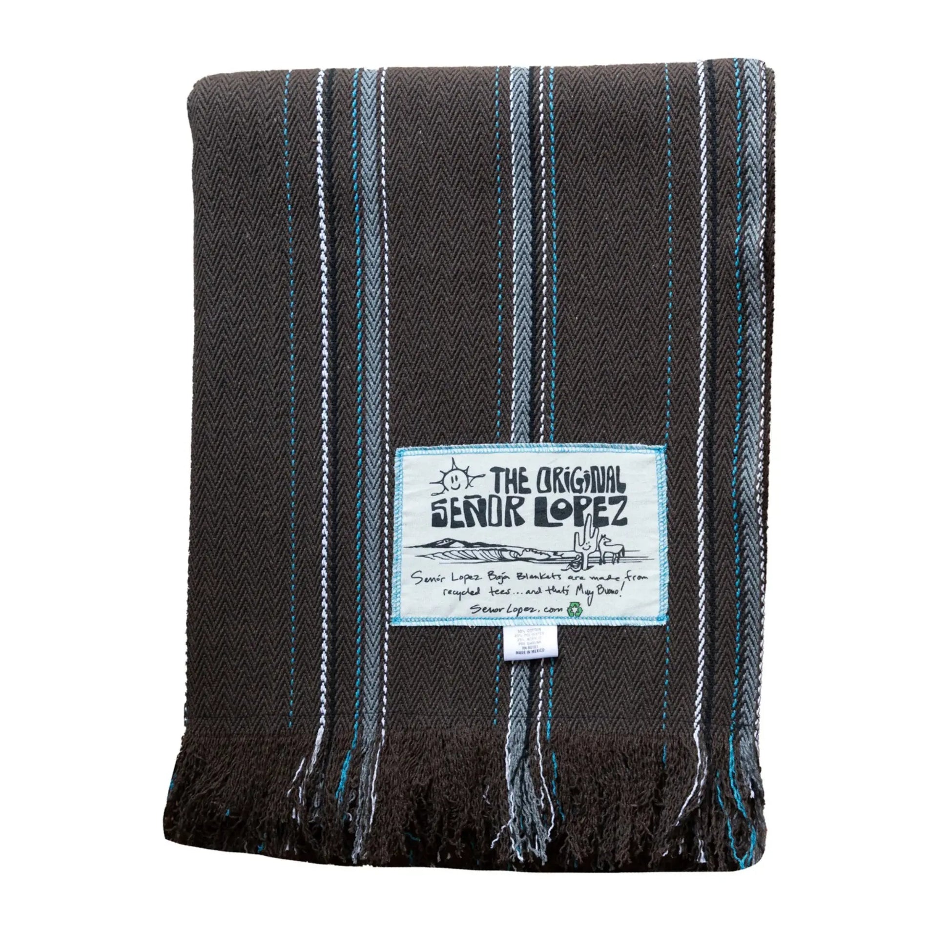 Baja Blanket - Sarape Brown SEÑOR LOPEZ