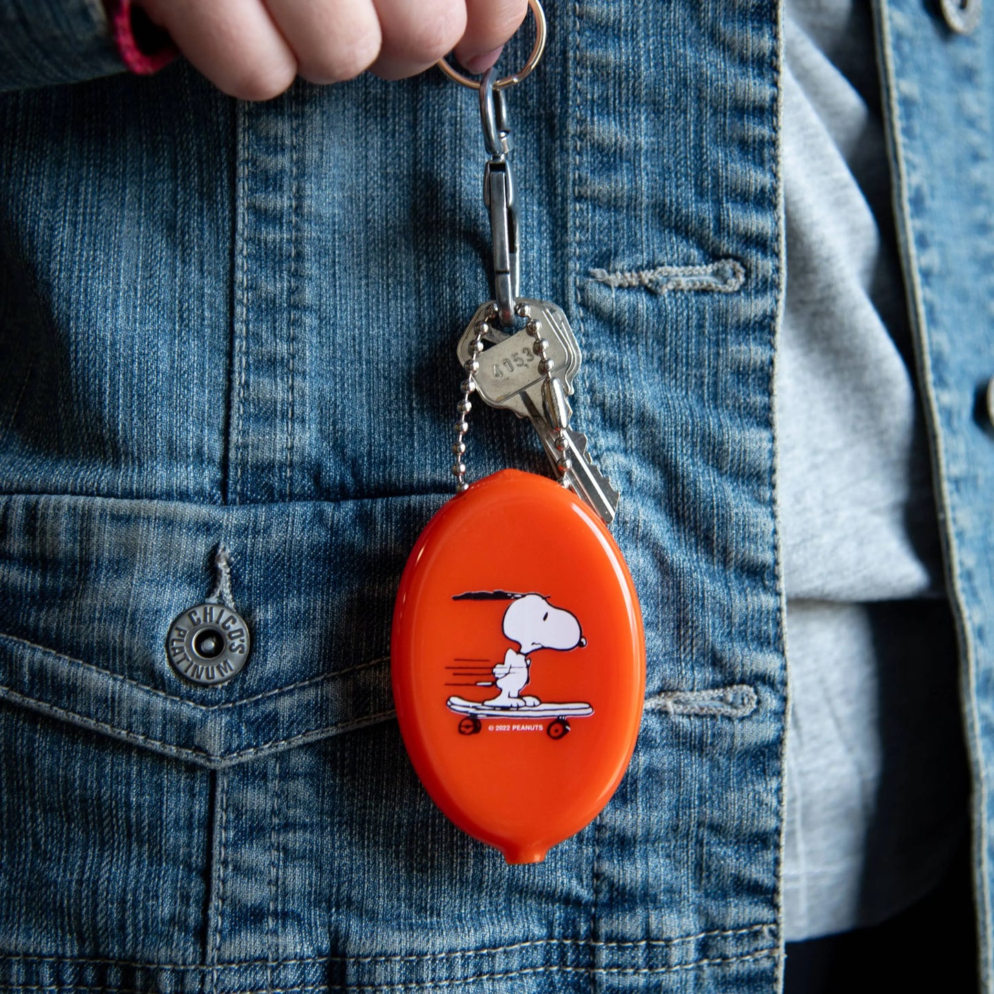 3P4 x Peanuts® - Snoopy Skateboard Coin Pouch Three Potato Four