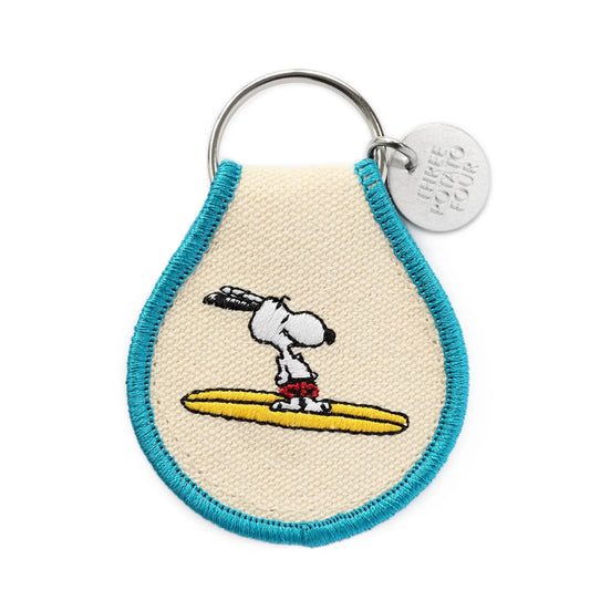 3P4 x Peanuts® - Snoopy Surf Patch Keychain Three Potato Four