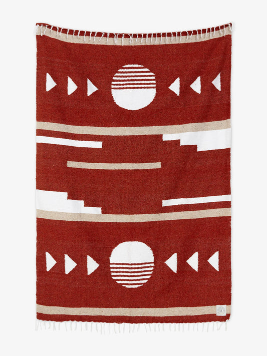 Brick Sol Mexican Blanket Laguna Beach Textile Company