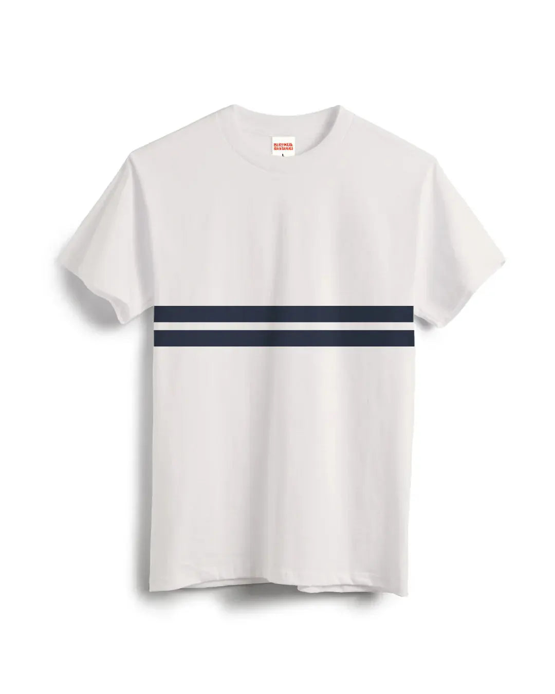 Comp Stripe T-Shirt - Vintage White Birdwell