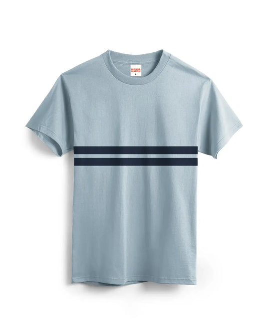 Comp Stripe T-Shirt - Arctic Blue Birdwell
