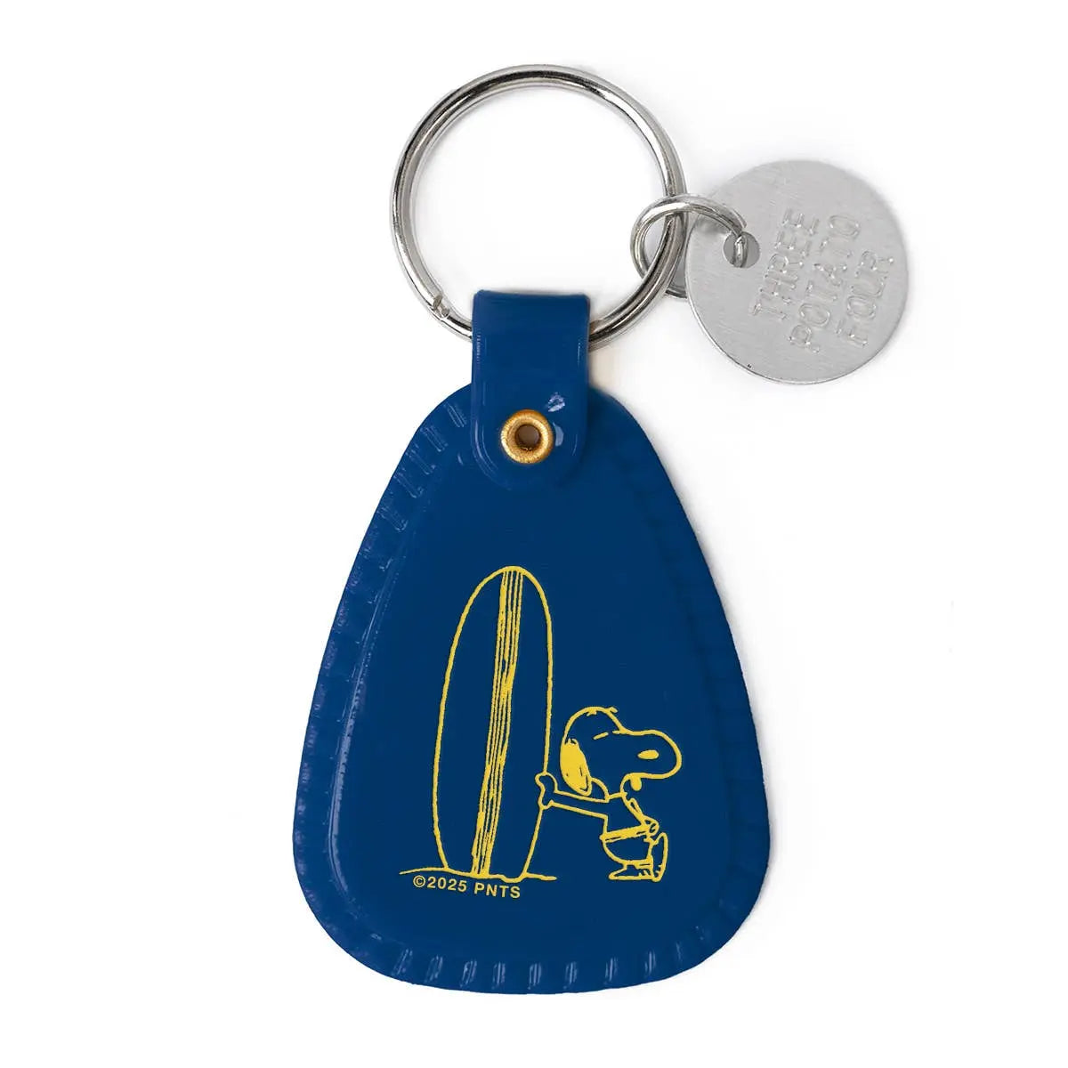3P4 x Peanuts® - Snoopy Surf Saddle Keychain (Blue) Three Potato Four