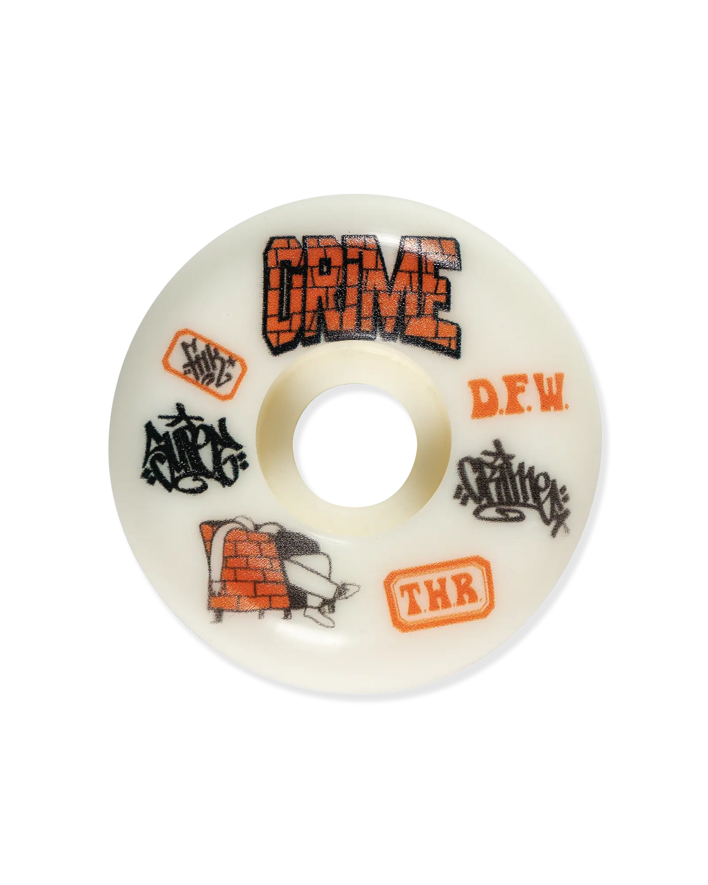 CRIME OCTAGONS 56MM Skate Wheels Surf Crime