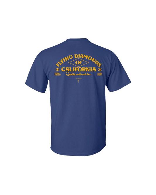 Tshirt - Navy/Orange Flying Diamonds