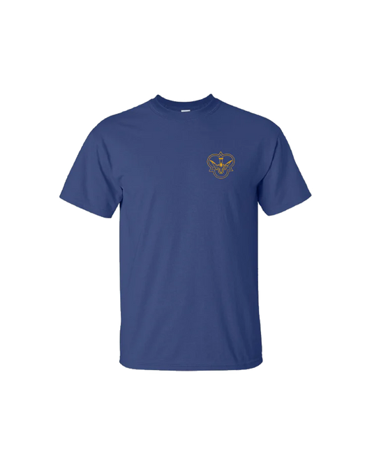Tshirt - Navy/Orange Flying Diamonds
