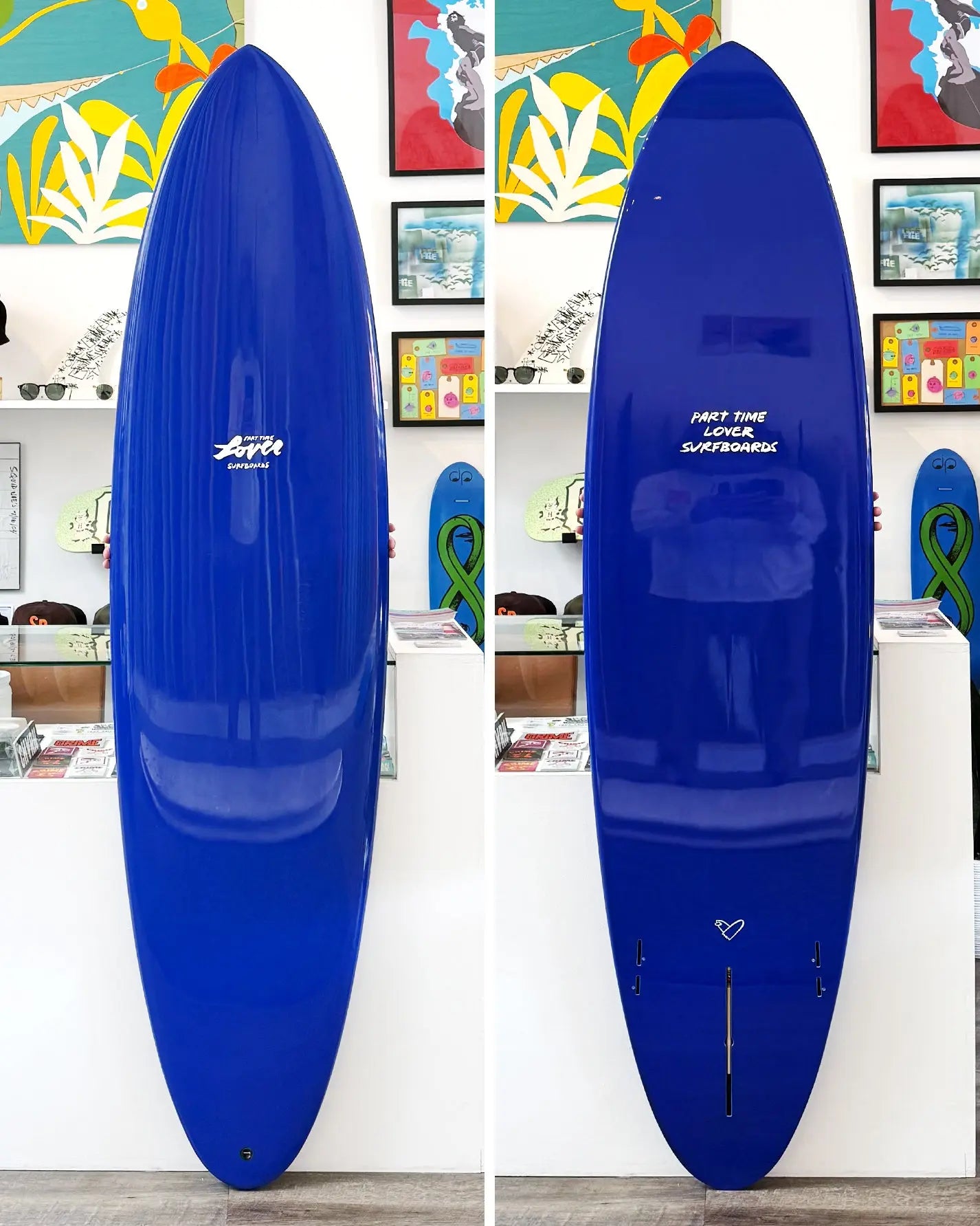 7'0" Secretary - Deep Cobalt - Lightly Scratched Part Time Lover Surfboards