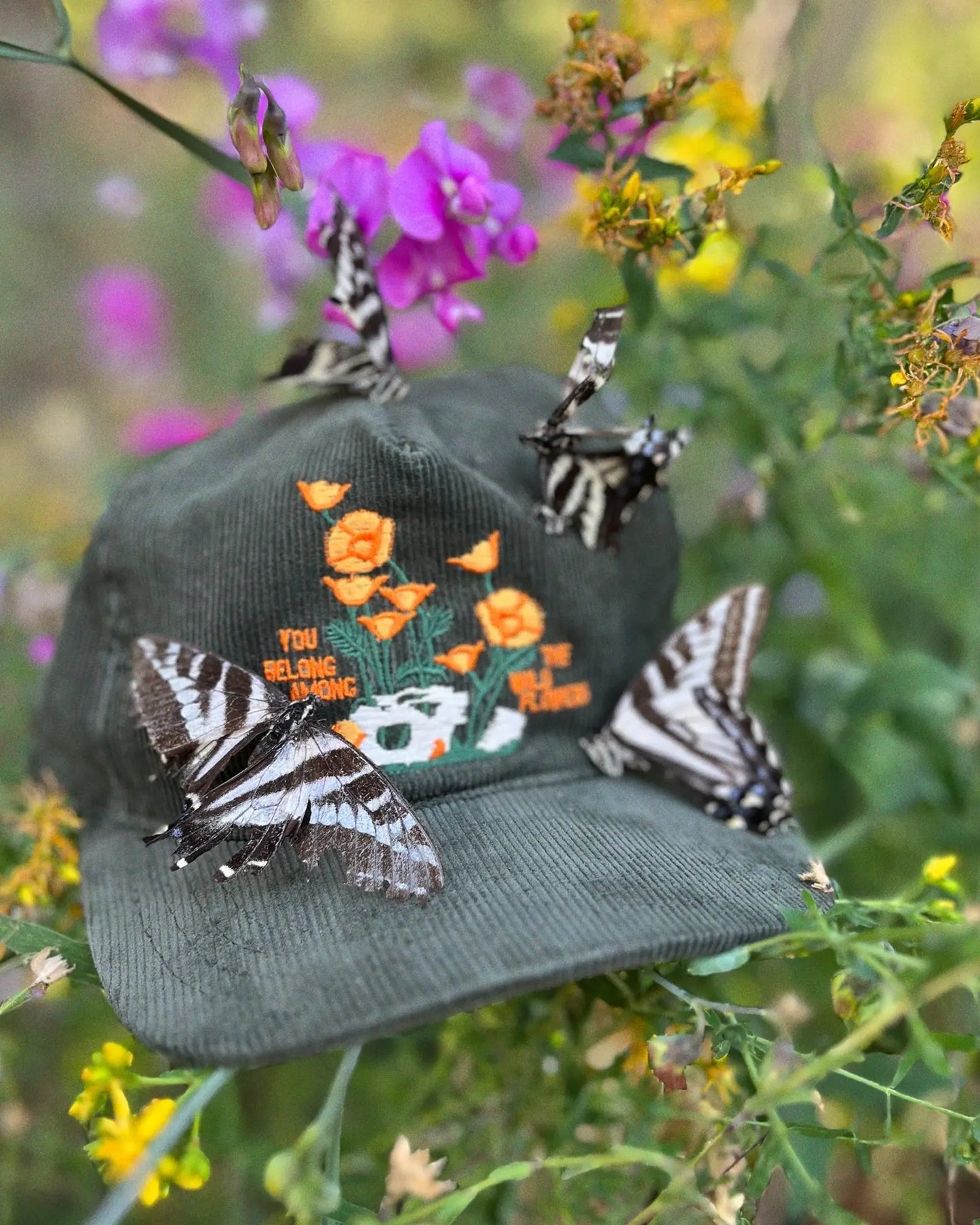 Wild Flowers Cord - Snapback The Ampal Creative
