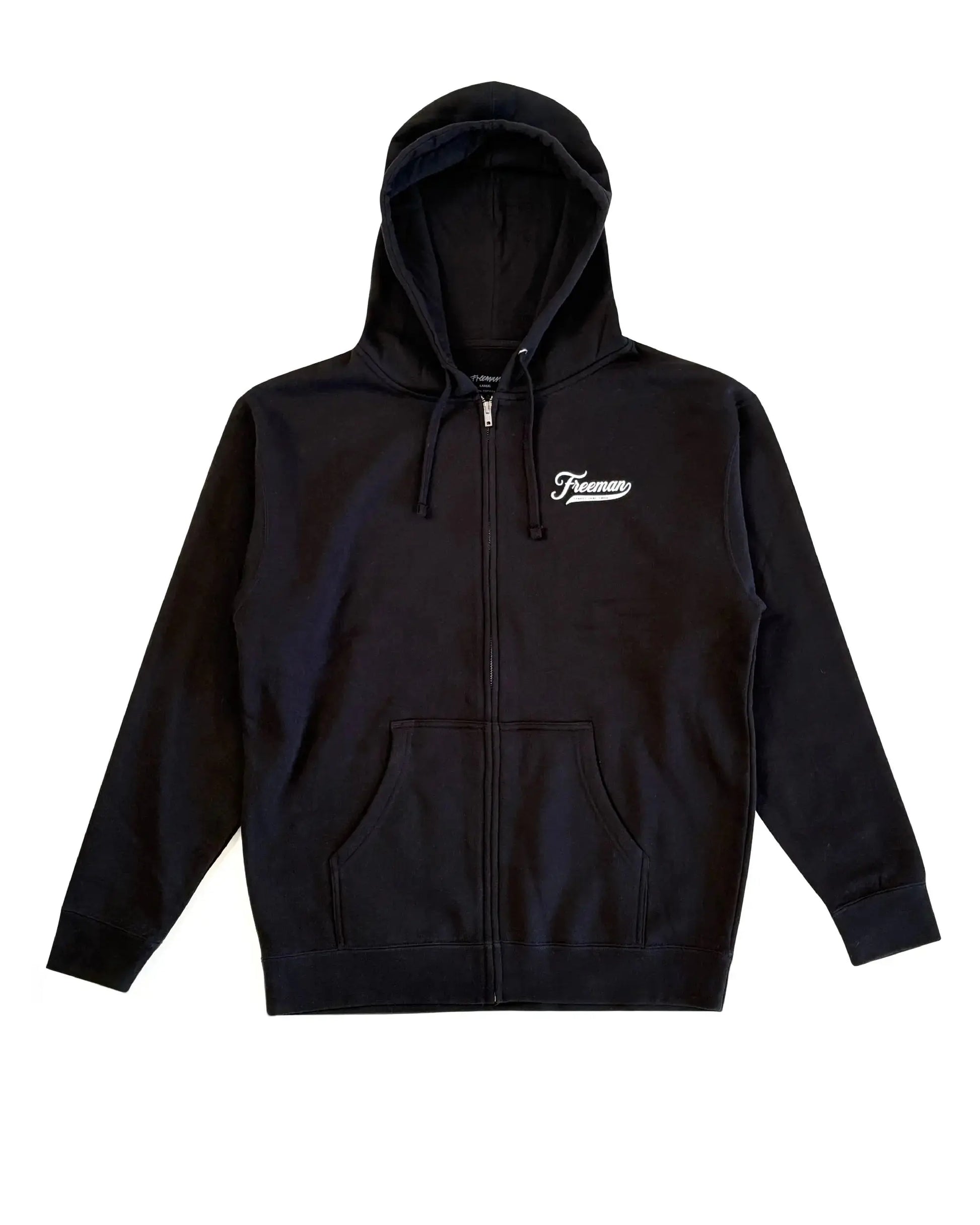 Freeman League Hooded Zip Fleece - Black Freeman St. Surf Shop