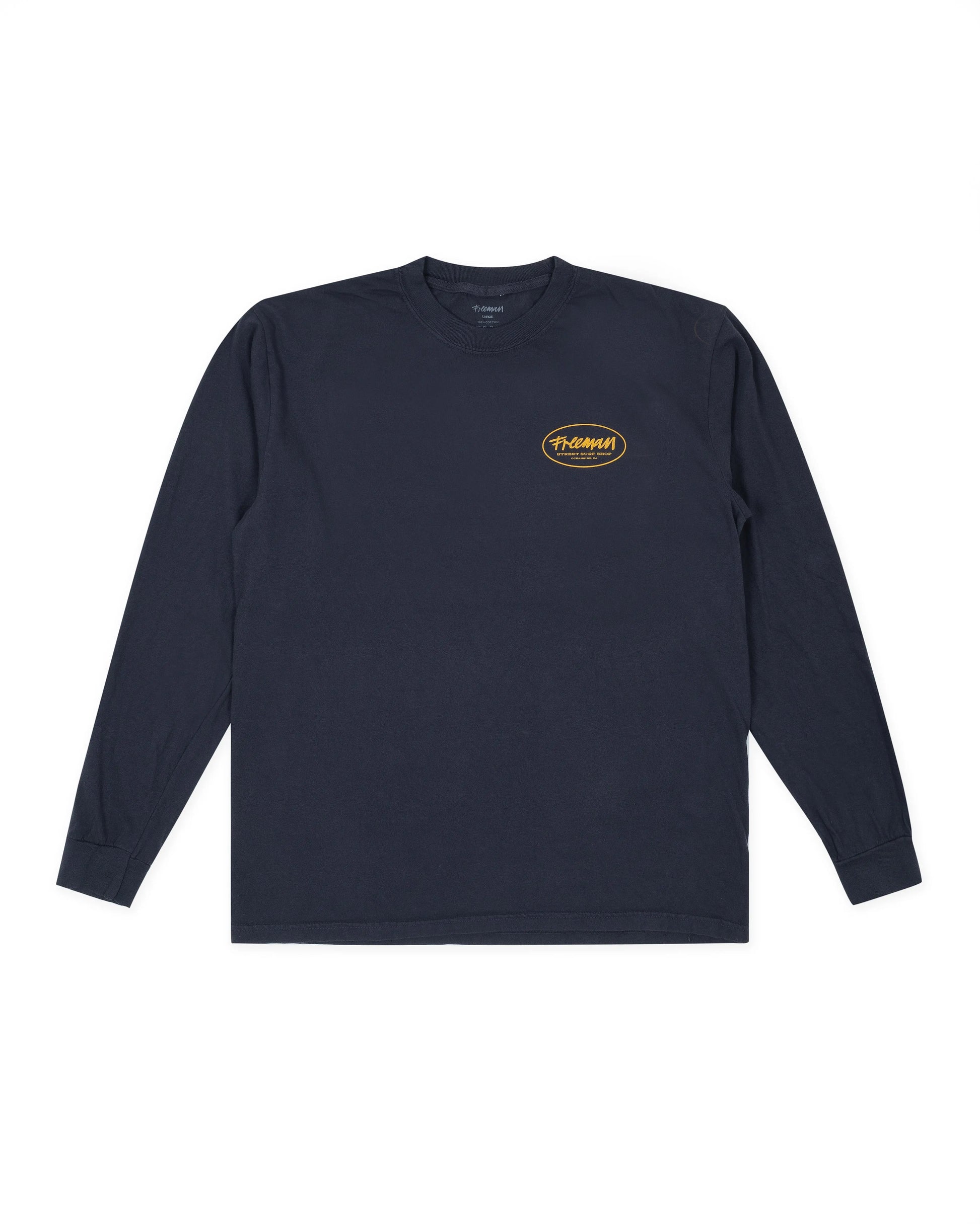 Freeman Oval Long Sleeve T-Shirt - Graphite Freeman St. Surf Shop