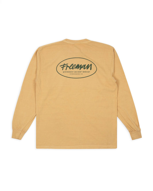Freeman Oval Long Sleeve T-Shirt - Graphite Freeman St. Surf Shop