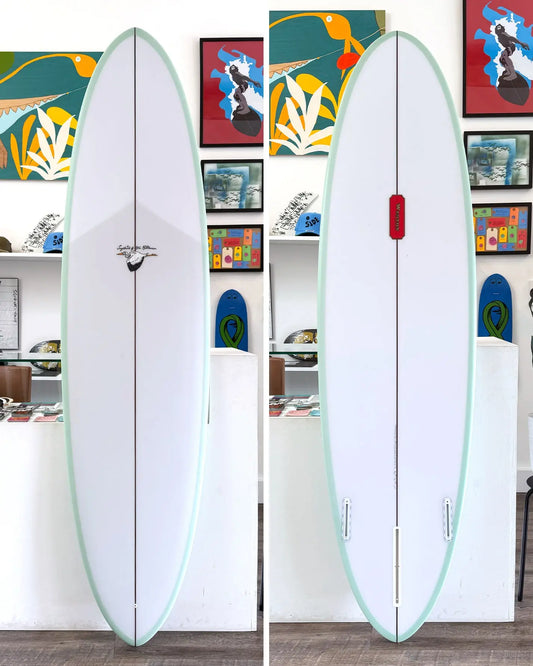 7'0" Weston Surfboards - B Egg - Light Green Rail Weston Surfboards