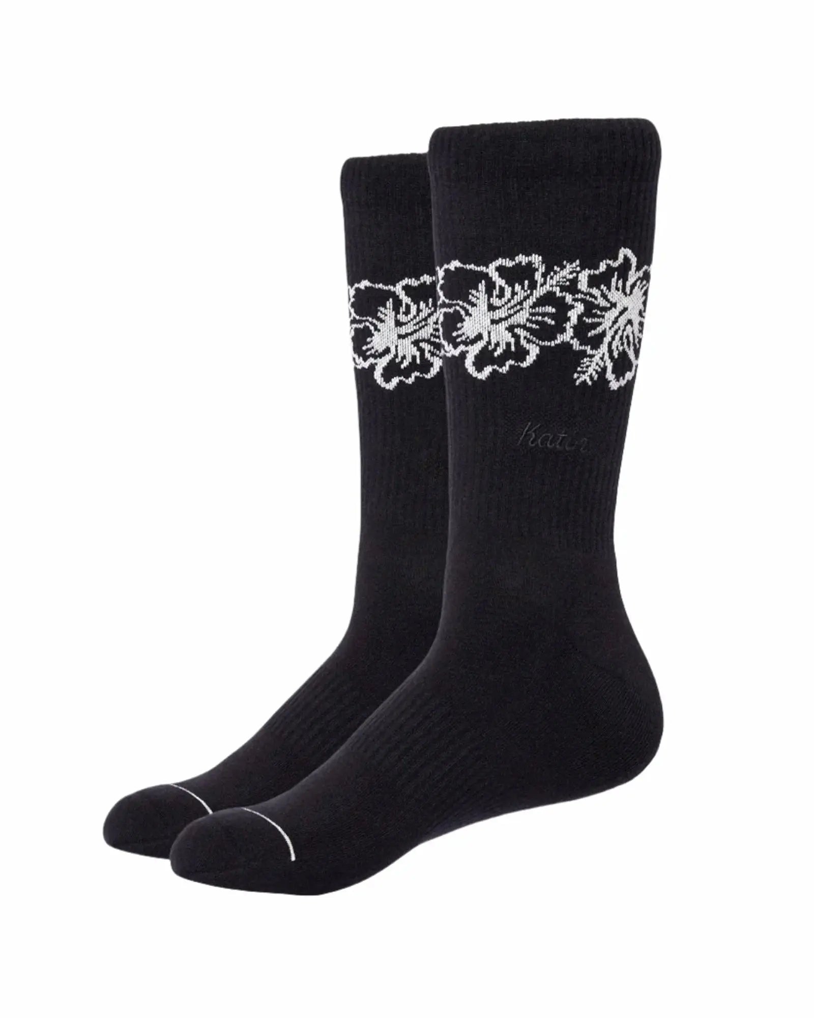 Floral Stripe Sock Katin