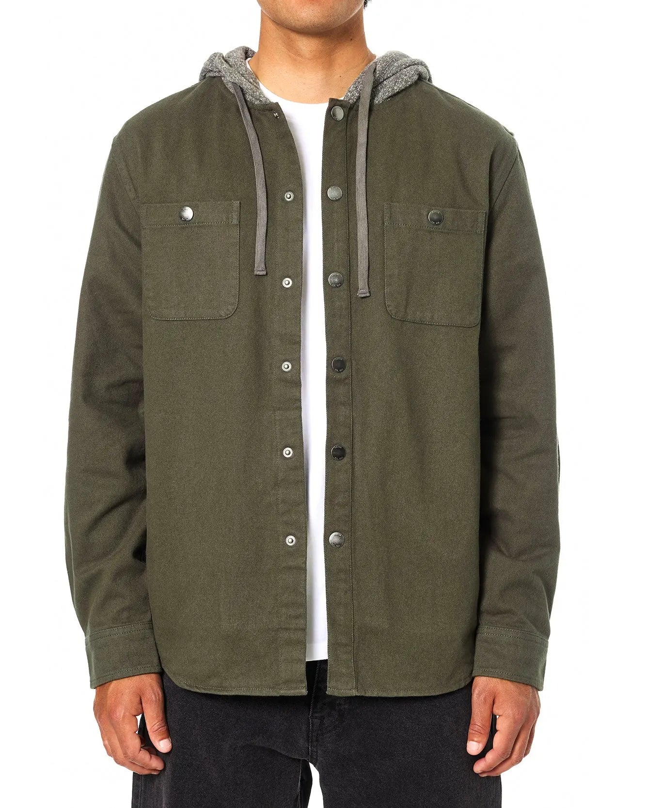 Harold Hooded Flannel Katin