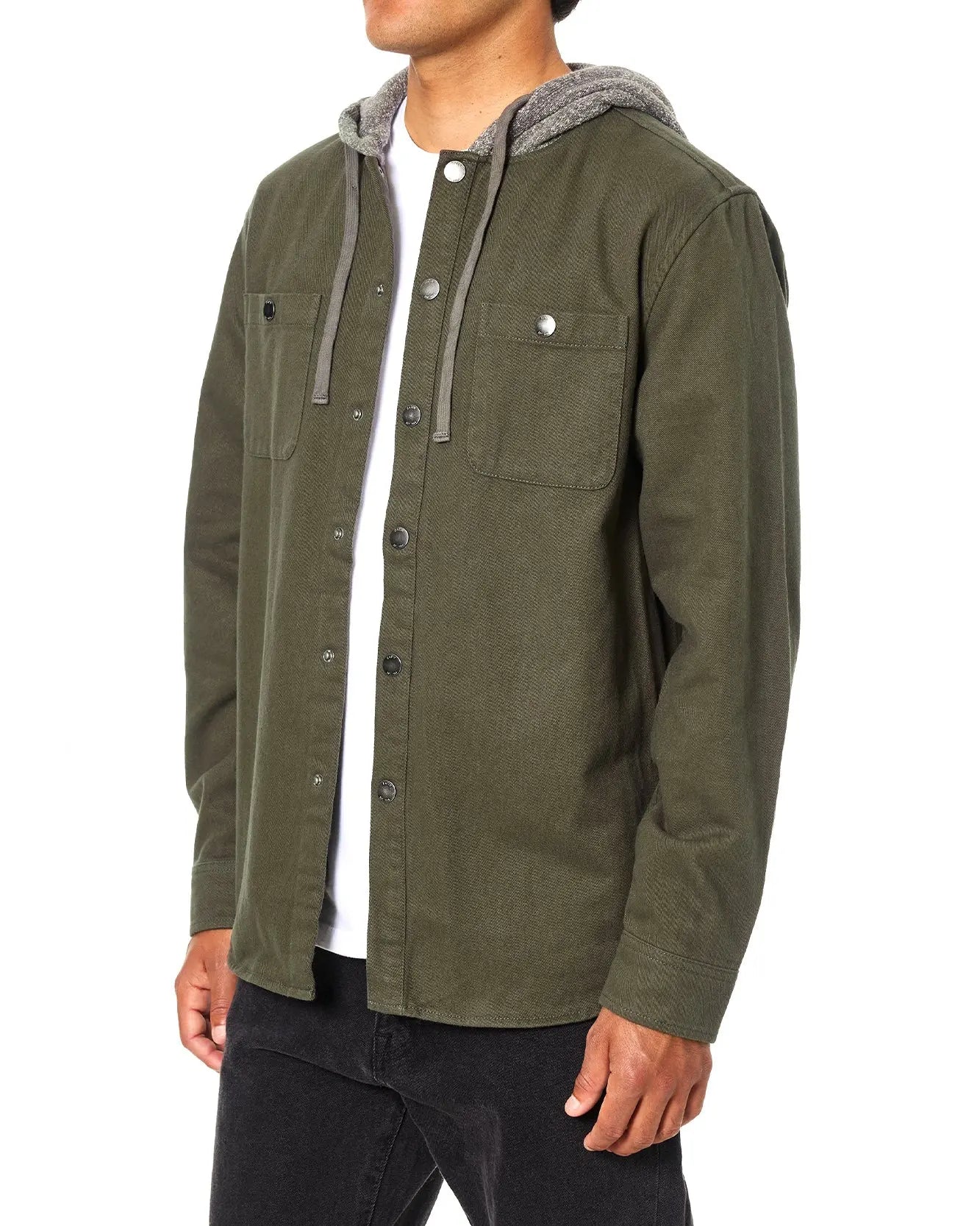 Harold Hooded Flannel Katin