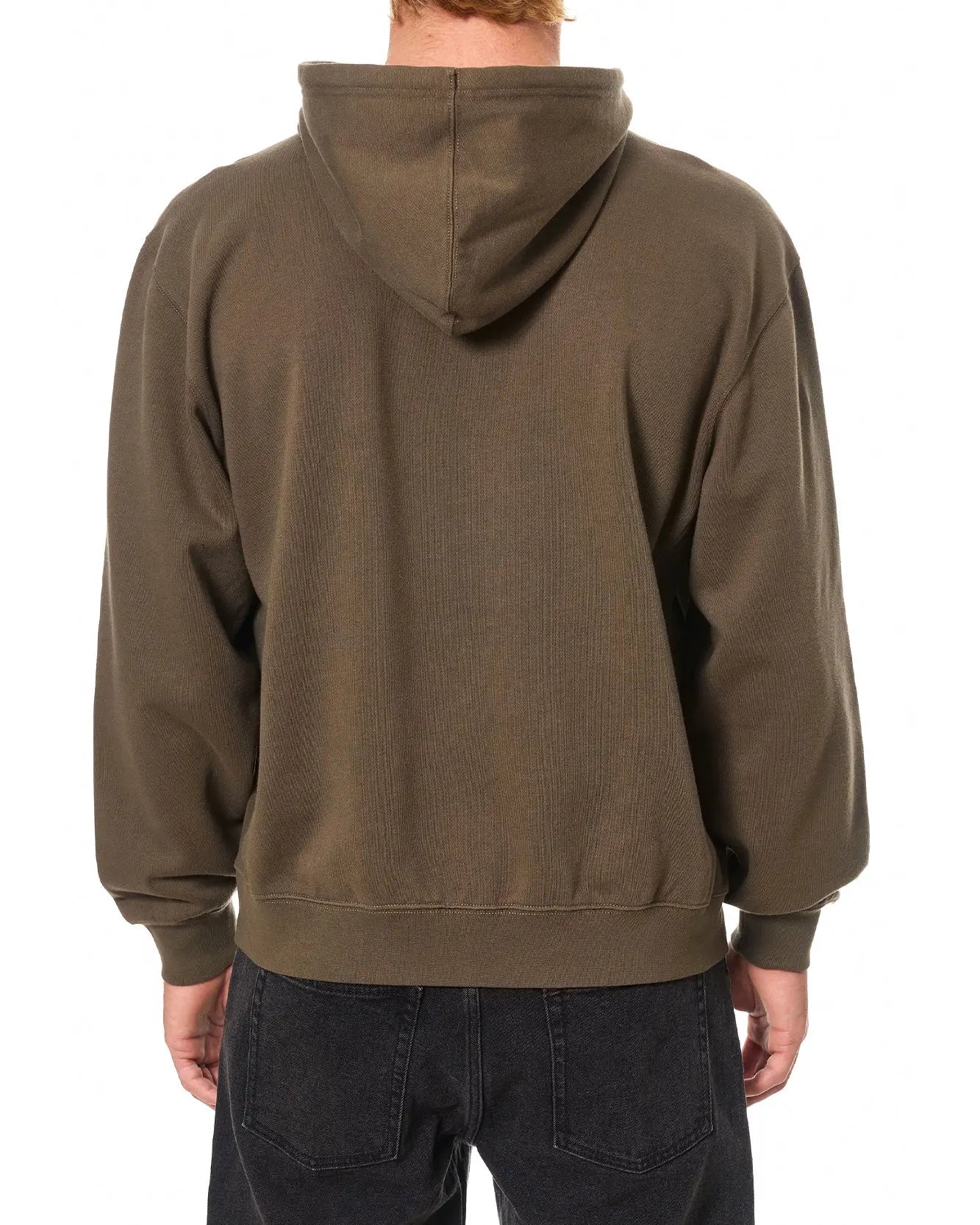 Embroidered Full Zip Hoodie Katin