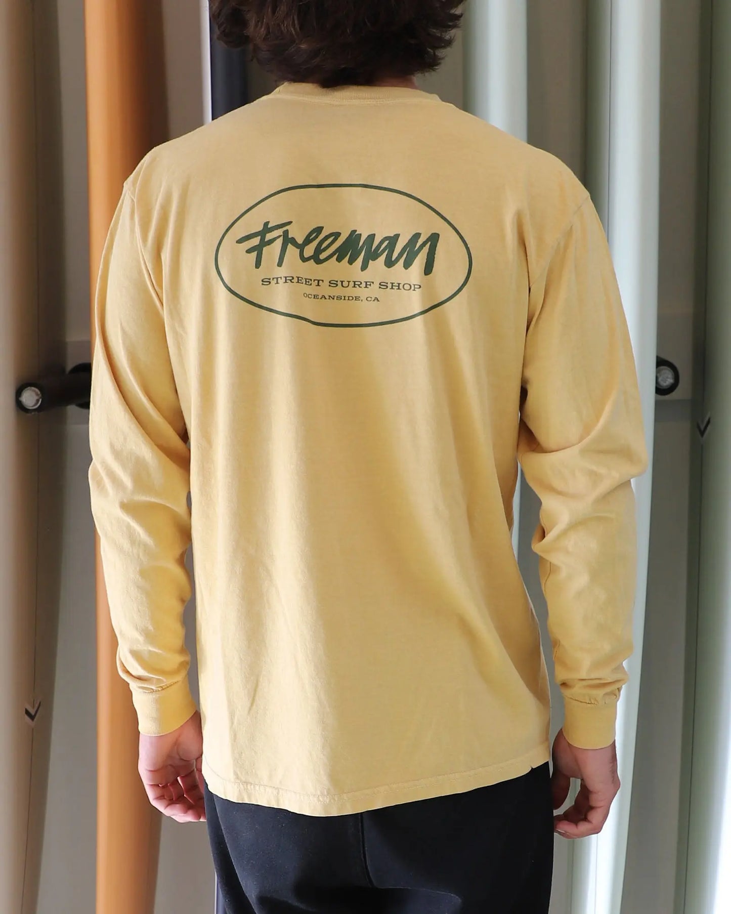Freeman Oval Long Sleeve T-Shirt - CC Freeman St. Surf Shop