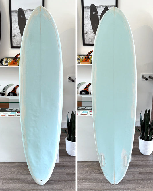 7'2" Twin Fin Round Pin - Used