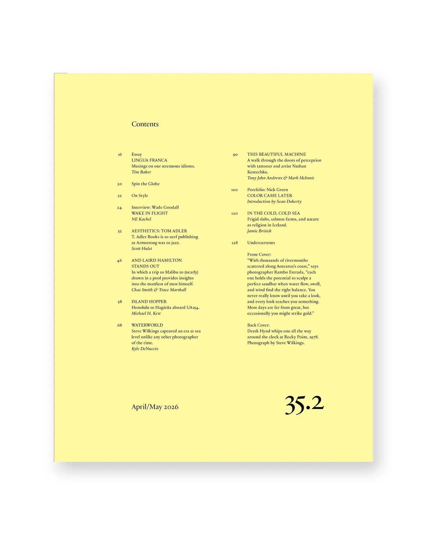 The Surfer's Journal 35.2 The Surfer's Journal